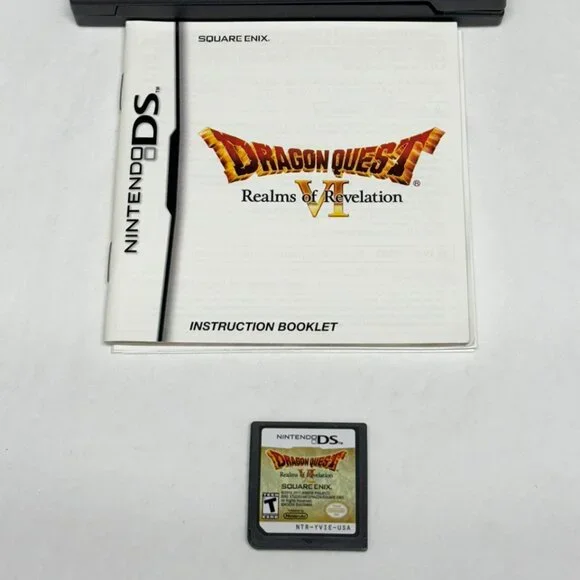NINTENDO DS Dragon Quest VI Realms of Revelation Cartridge, Case and Booklet